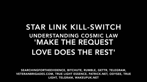 UNDERSTANDING COSMIC LAW | STAR LINK KILL-SWITCH