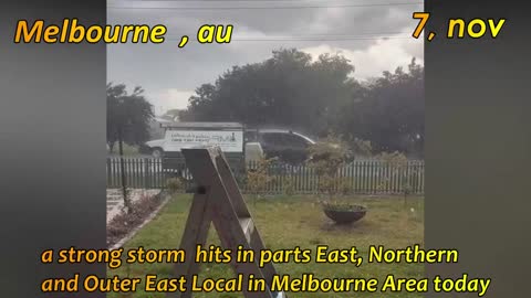 hail storm hit melbourne ,melbourne weather , heavy rain in melbourne australia today
