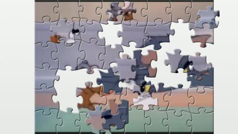 Puzzle. Tom and Jerry. Chase.