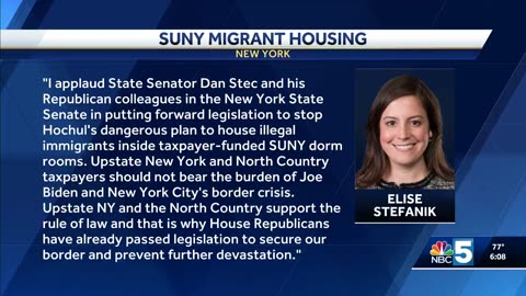 Elise's Statement on SUNY Migrant Housing 05.24.2023