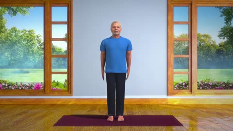 Yoga with Modi Padahastasana English