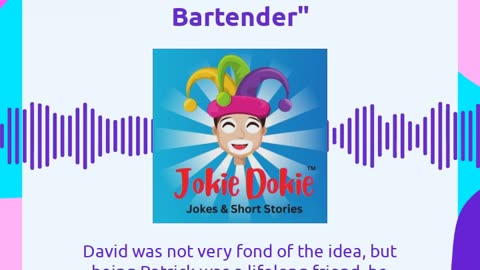 Jokie Dokie™ - David and the Bartender"