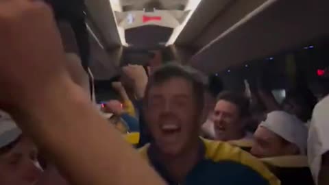 Europe's on fire': Ryder Cup victory sparks wild bus celebrations