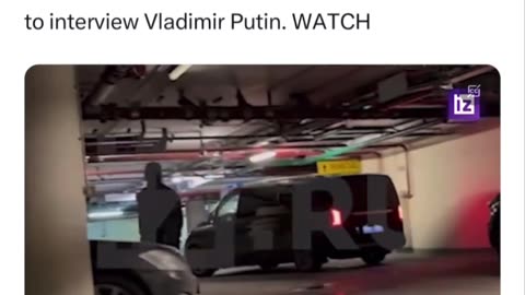 Tucker Carlson In Route To Interview Putin 😎