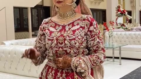 Cutest Pakistani Bride during Her Barat Photoshoot in Lahore Pakistan 2023 Video