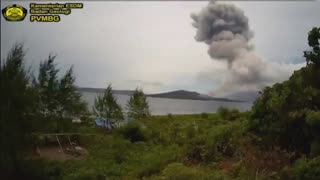 Indonesia's Anak Krakatoa Volcano Erupts