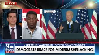 Herschel Walker: "The biggest threat to democracy is Joe Biden being in the White House."
