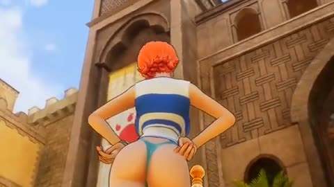 One Piece game with Nami Mod big boobs big butt