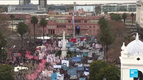 Thousands protest against government in inflation-ravaged Argentina • FRANCE 24 English