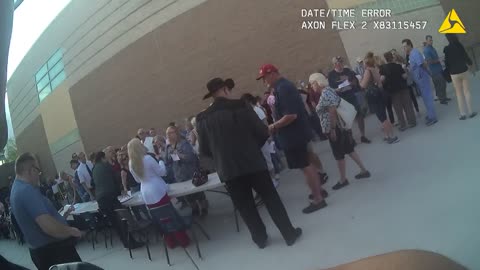 Repubs stuck outside in 106 degrees heat trying to get into the meeting