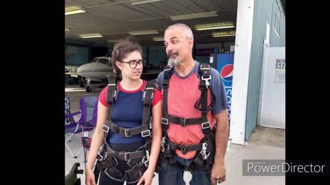 Fathers Daughter Skydiving fun in 2020