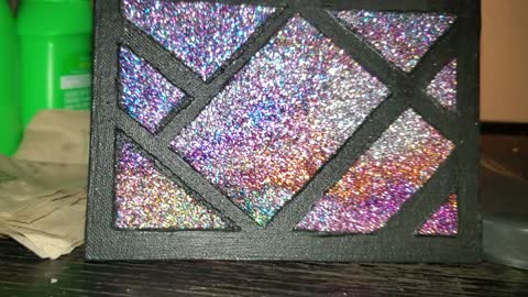 4x6 $5.00 Stained Glass Style Painting!