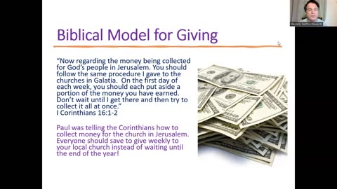 Biblical Model for Giving