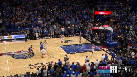 Cole Anthony caps a 13-0 Magic run to end the 1st and take a 10-point lead! CLE-ORL
