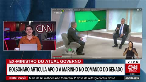 Bolsonaro articula apoio a Marinho no comando do Senado | AGORA CNN