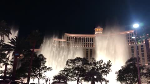 Fountain Show at the Bellagio - Las Vegas