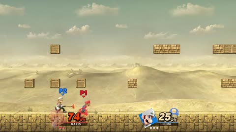 Mario vs Luigi on Mushroomy Kingdom (Super Smash Bros Ultimate)