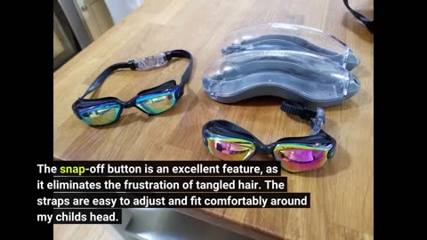 Customer Reviews: Aegend Kids Swim Goggles, Pack of 2 Swimming Goggles for Children Boys & Girl...