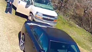 Dogs Scare Fed Ex Driver - BAD! #shorts