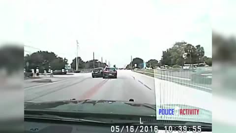 Wild Police Chase Of Robbery Suspect Ends With PIT Maneuver