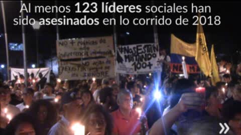 Realizaron 'velatón' en Bucaramanga para exigir justicia para líderes sociales asesinados