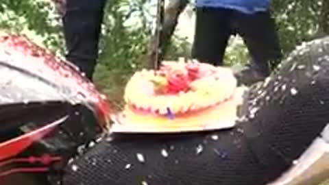 Birthday Cake Fire Accident