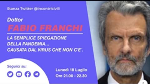 #IncontriCivili presenta #FabioFranchi: La Pandemia creata SENZA Virus