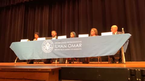 Ilhan Omar Holds Community Discussion On Afghanistan Refugee Resettlement