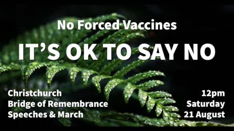 Its ok to say no to the vaccine!