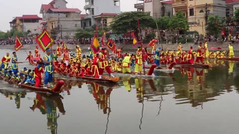 boat racing festival in viet nam 2