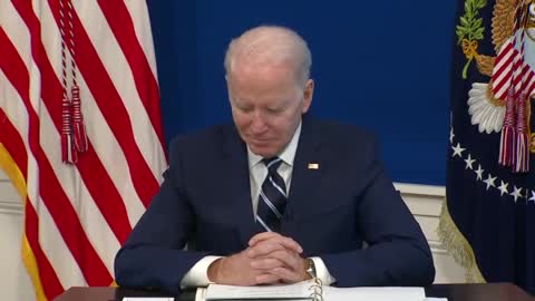 President Joe Biden talks about the pandemic