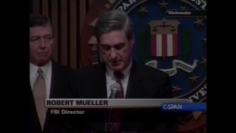 John Ashcroft & Robert Mueller Media Announcement Regarding the 9/11 Attacks (9-12-2001)
