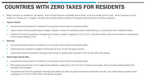 Can a Country Really Have Zero Taxes?