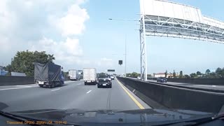 Chair on Highway Causes Crash