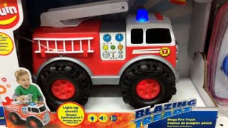 Blazing Treadz Fire Truck Toy