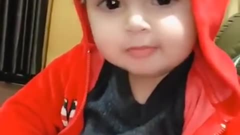 Cute Baby say Papa 😍