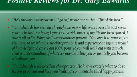 Dr. Gary Edwards Hoover, AL Earned his Doctor of Chiropractic degree