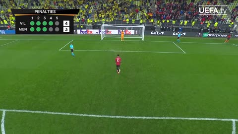 VILLARREAL, MAN. UNITED, #UEL FINAL _ The full penalty shootout