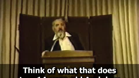 Rabbi Meir Kahane - Address in Lincolnwood, Chicago