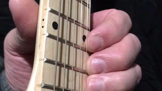 Guitar Theory - Using 4 Fingers To Fret 4 Adjacent Notes On One String - 3 Half-Steps