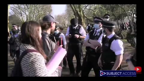 BREAKING : Woman Violently Arrested By UK COVID Police For Not Giving Her Name - TNTV