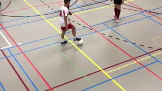 Soccer Player Shows Off Impressive Moves In Match