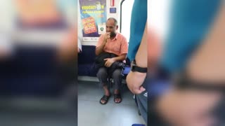 Nose-Picking Man Spat On Train Floor Despite Virus Fears