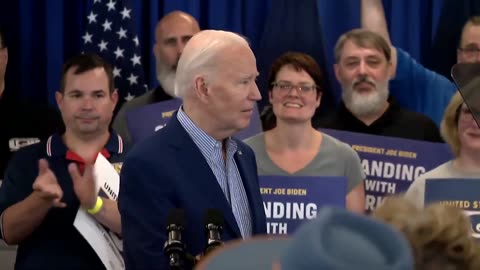 Visibly Aggravated Biden Searching For The Stage Exit In Pittsburgh