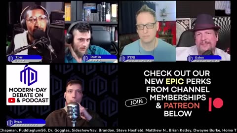 "EPIC DEBATE: FTFE & Ozien Take on Ross Perry from Real Offended & Dustin Nemos"