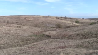 Dry bed in the steppe