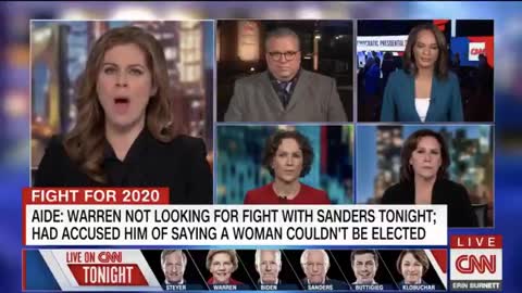 CNN's Erin Burnett: Elizabeth Warren camp leaked 'sexism' conversation to attack Bernie Sanders