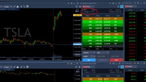 Live trading with TESLA for $146,000