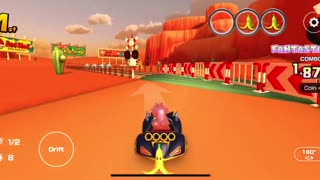 Mario Kart Tour - Pink Gold Peach Gameplay (Peach Pipe 2 Opening High-end Reward Peach Tour)