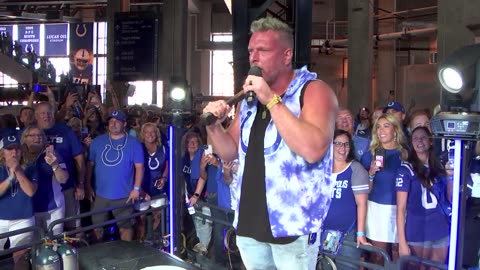 Pat McAfee Strikes the Anvil at the Colts 2023 Season Opener | Indianapolis Colts